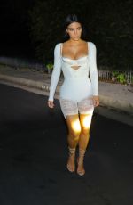 KIM KARDASHIAN Out for Dinner in Los Angeles 04/20/2017