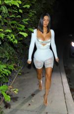 KIM KARDASHIAN Out for Dinner in Los Angeles 04/20/2017