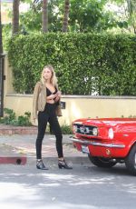 KIMBERLEY GARNER Out and About in Los Angeles 04/18/2017