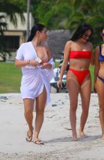KOURTNEY KARDASHIAN and Friends in Bikinis on Vacation in Mexico 04/26/2017
