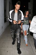 KOURTNEY KARDASHIAN and Quincy Brown Leaves Craig