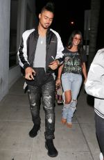 KOURTNEY KARDASHIAN and Quincy Brown Leaves Craig