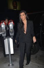 KOURTNEY KARDASHIAN Arrives at Catch LA in Los Angeles 04/12/2017