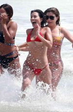 KOURTNEY KARDASHIAN in Bikini on the Beach in Tulum 04/24/2017
