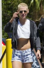 KRISTEN STEWART and STELLA MAXWEL in Shorts Out in New Orleans 04/09/2017