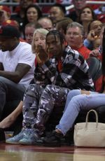 KYLIE JENNER at Houston Rockets Game 04/25/2017