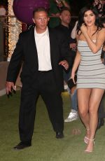 KYLIE JENNER Surrounded by Security After PETA Protests in Las Vegas 04/22/2017