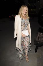 KYLIE MINOGUE Out for Dinner in London 04/04/2017