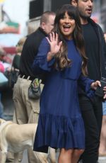 LA MICHELE Arrives at Good Morning America in New York 04/28/2017