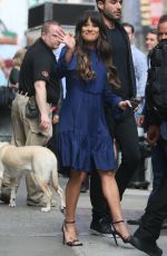 LA MICHELE Arrives at Good Morning America in New York 04/28/2017