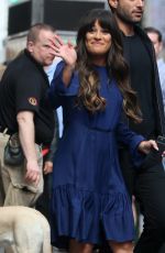 LA MICHELE Arrives at Good Morning America in New York 04/28/2017