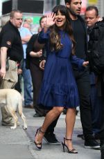 LA MICHELE Arrives at Good Morning America in New York 04/28/2017