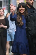 LA MICHELE Arrives at Good Morning America in New York 04/28/2017