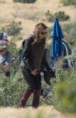LADY GAGA and Bradley Cooper on the Set of Star Is Born Video in Los Angeles 04/21/2017