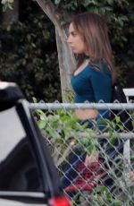 LADY GAGA on the Set of A Star Is Born Her First Feature Film Debut Directed by and Co-starring Bradley Cooper in Los Angeles 04/25/2017