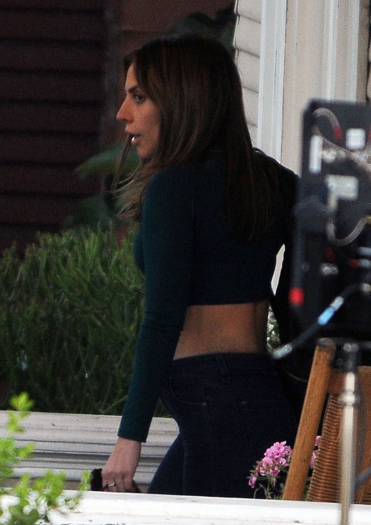 Lady Gaga On The Set Of A Star Is Born Her First Feature