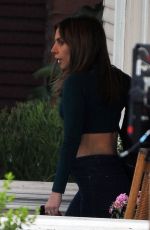 LADY GAGA on the Set of A Star Is Born Her First Feature Film Debut Directed by and Co-starring Bradley Cooper in Los Angeles 04/25/2017