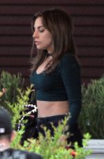LADY GAGA on the Set of A Star Is Born Her First Feature Film Debut Directed by and Co-starring Bradley Cooper in Los Angeles 04/25/2017