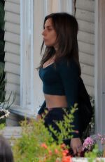 LADY GAGA on the Set of A Star Is Born Her First Feature Film Debut Directed by and Co-starring Bradley Cooper in Los Angeles 04/25/2017