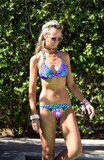 LADY VICTORIA HERVEY in Bikini at a Pool at Coachella Festival in indio 04/16/2017