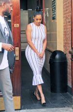 LALA ANTHONY Leaves Thalassa Restaurant in New York 04/18/2017