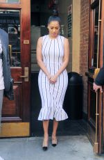 LALA ANTHONY Leaves Thalassa Restaurant in New York 04/18/2017