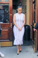 LALA ANTHONY Leaves Thalassa Restaurant in New York 04/18/2017