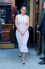 LALA ANTHONY Leaves Thalassa Restaurant in New York 04/18/2017