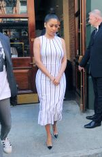 LALA ANTHONY Leaves Thalassa Restaurant in New York 04/18/2017