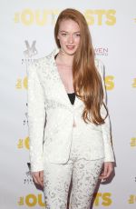 LARSEN THOPMSON at The Outcasts Premiere in Los Angeles 04/14/2017