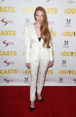 LARSEN THOPMSON at The Outcasts Premiere in Los Angeles 04/14/2017