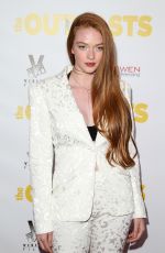 LARSEN THOPMSON at The Outcasts Premiere in Los Angeles 04/14/2017
