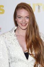 LARSEN THOPMSON at The Outcasts Premiere in Los Angeles 04/14/2017