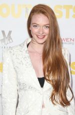 LARSEN THOPMSON at The Outcasts Premiere in Los Angeles 04/14/2017