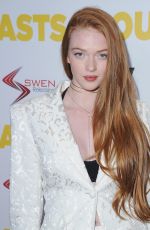 LARSEN THOPMSON at The Outcasts Premiere in Los Angeles 04/14/2017