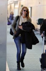 LAURA DERN at Airport in Vancouver 04/22/2017