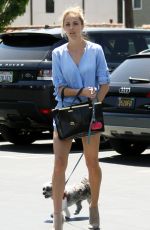 LAURA VANDERVOORT Walks Her Dog Out in West Hollywood 04/21/2017