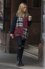 LAURA WHITMORE Out and About in Edinburgh 04/29/2017