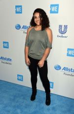 LAURIE HERNANDEZ at WE Day California in Los Angeles 04/27/2017