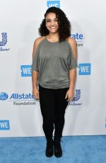 LAURIE HERNANDEZ at WE Day California in Los Angeles 04/27/2017