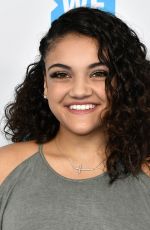 LAURIE HERNANDEZ at WE Day California in Los Angeles 04/27/2017