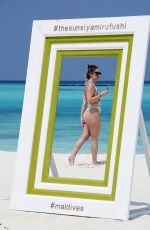 LAURYN GOODMAN in Swimsuit on the Beach in Maldives 04/24/2017