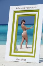 LAURYN GOODMAN in Swimsuit on the Beach in Maldives 04/24/2017