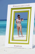 LAURYN GOODMAN in Swimsuit on the Beach in Maldives 04/24/2017