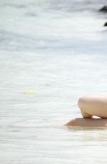LAURYN GOODMAN in Swimsuit on the Beach in Maldives 04/24/2017