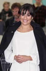 LEA MICHELE Arrives at ITV Studio in London 04/24/2016