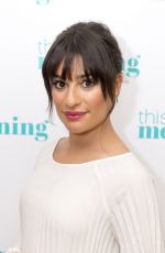 LEA MICHELE at This Mornig TV Show in London 04/24/2017