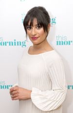 LEA MICHELE at This Mornig TV Show in London 04/24/2017
