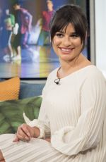 LEA MICHELE at This Mornig TV Show in London 04/24/2017