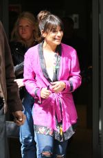 LEA MICHELE Leaves BBC Radio 2 Studios in London 04/22/2017